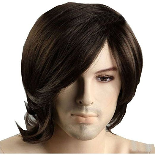 long hair Mens  cap wig