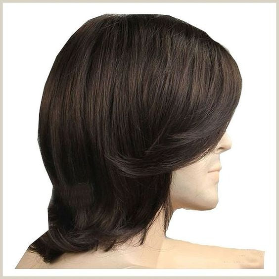 long hair Mens  cap wig