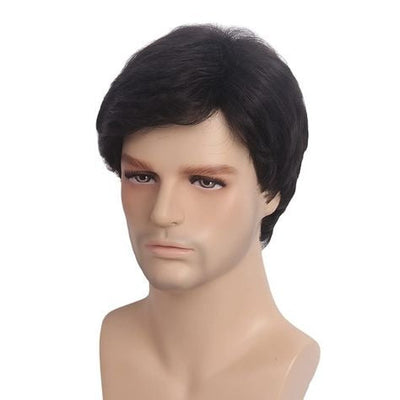 SHORT HAIR MENS CAP WIG