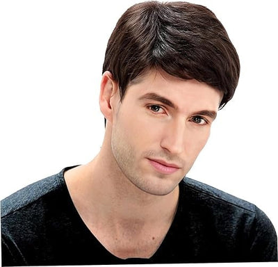 SHORT HAIR MENS CAP WIG